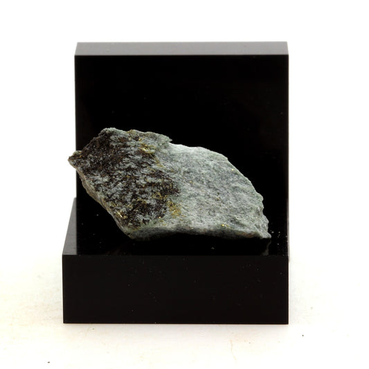 Diopside + Pyrite. 29.62 carats. Lanark, Ontario, Canada