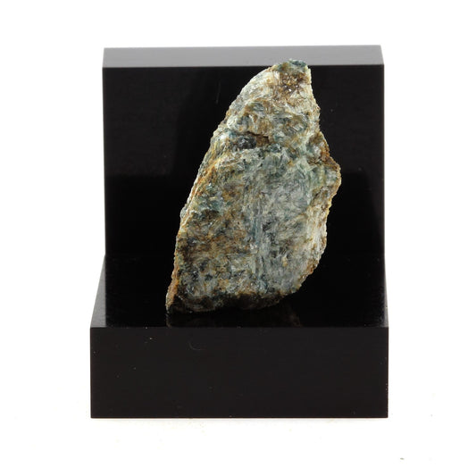 Brochantite Schist. 30.6 carats. Eastern Metals Mine, Québec, Canada