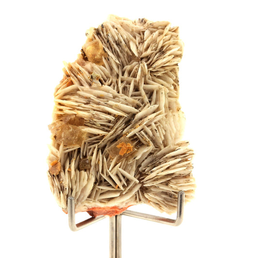 Wulfenite + Baryte + Fluorite. 190.9 carats. Lantignié, France