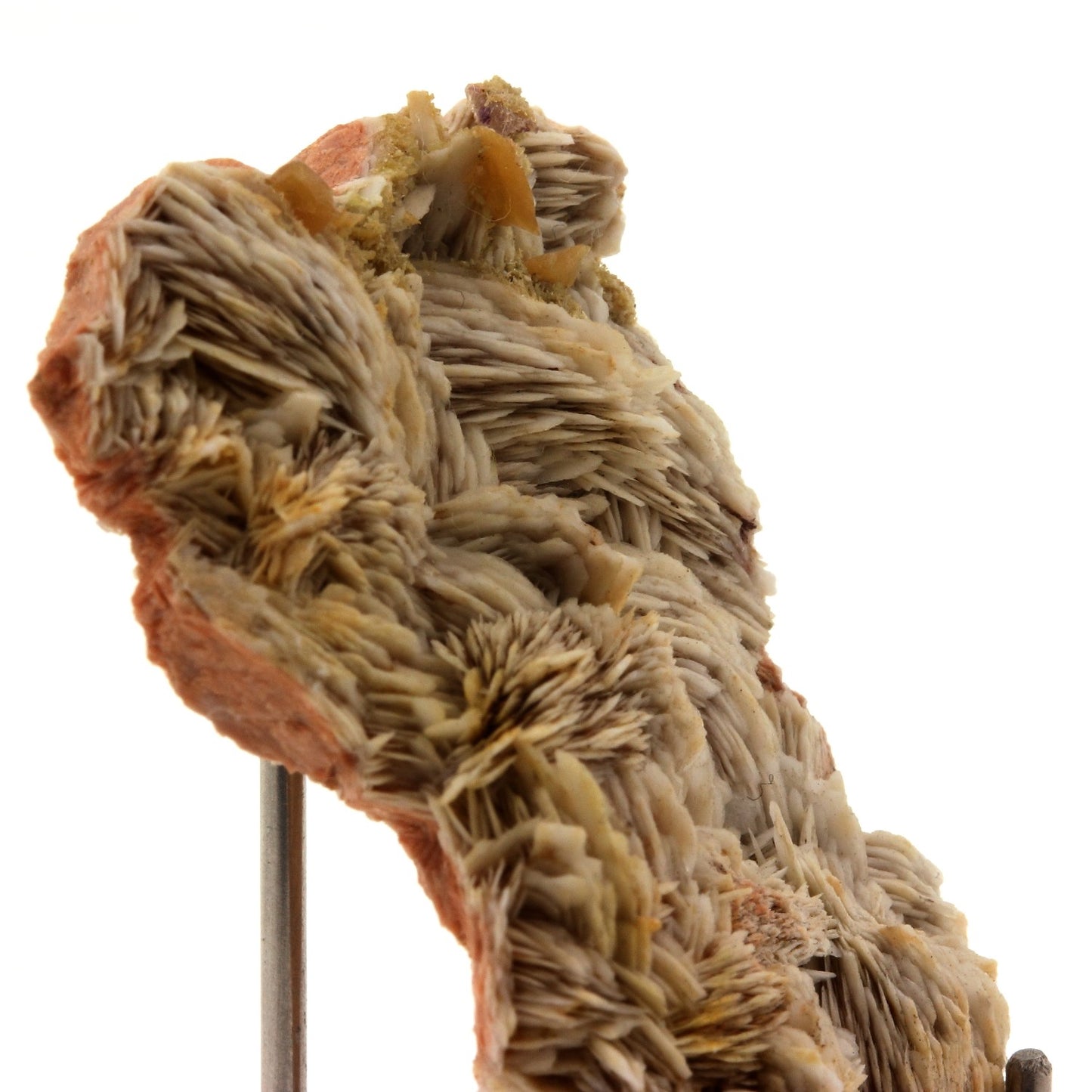 Wulfenite + Baryte. 138.7 carats. Lantignié, France