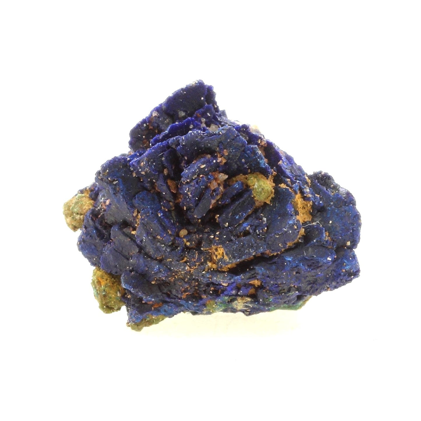 Chessylite (Azurite). 22.2 carats. Chessy-les-Mines, Rhône, France
