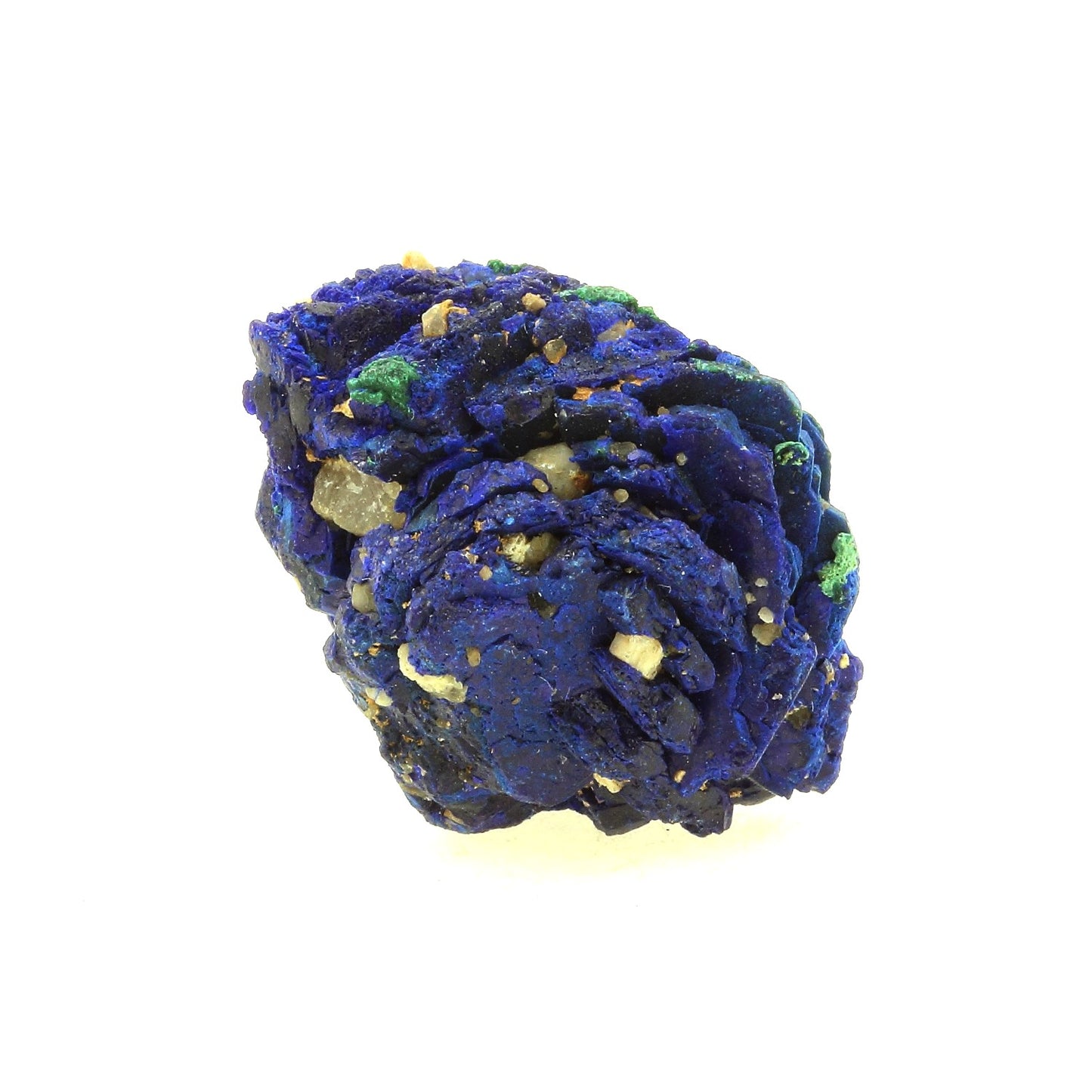 Chessylite (Azurite). 51.1 carats. Chessy-les-Mines, Rhône, France