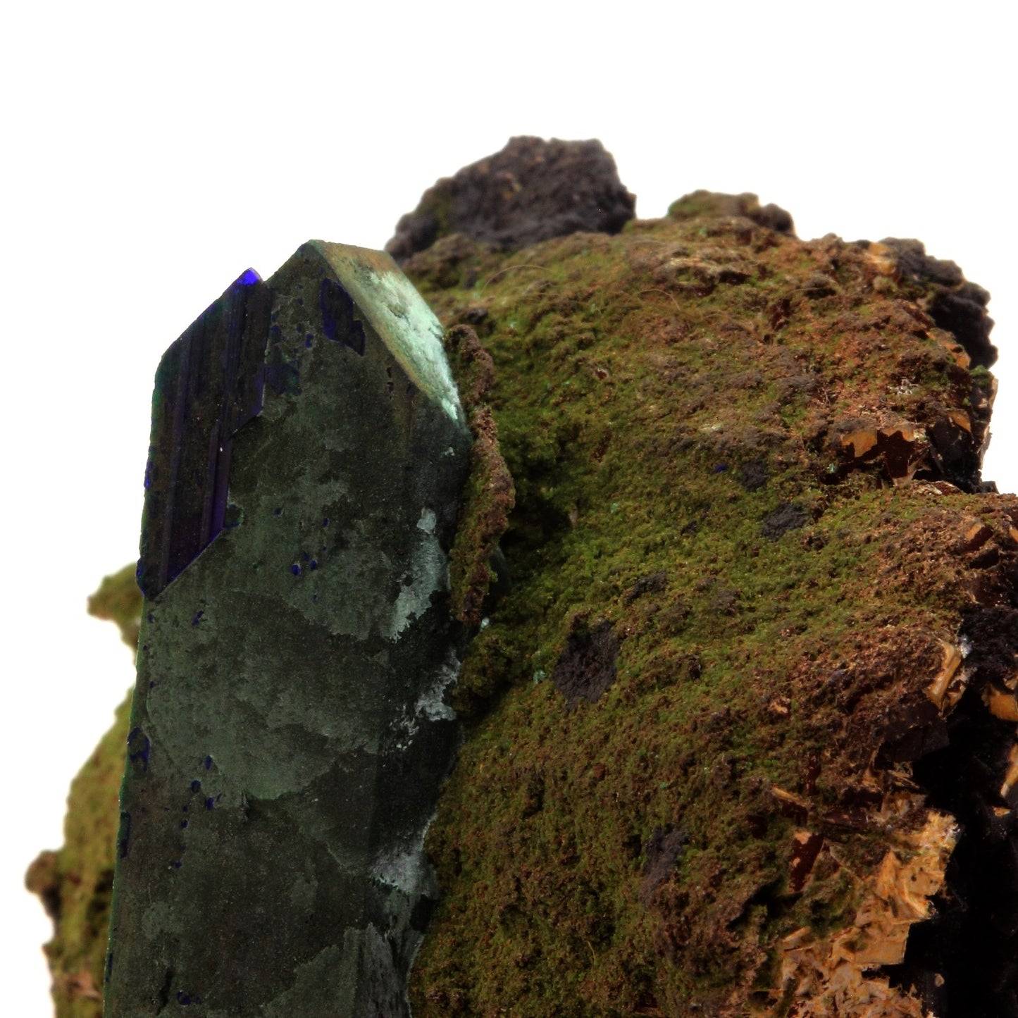 Azurite + Malachite. 266.1 carats. Maroc