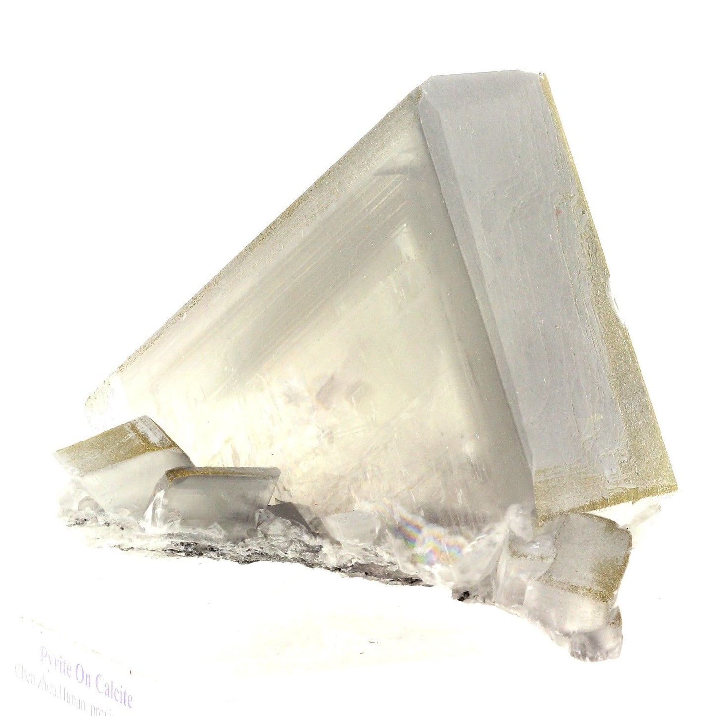 Calcite + Pyrite. 2980.0 carats. Chenzhou, Hunan, Chine