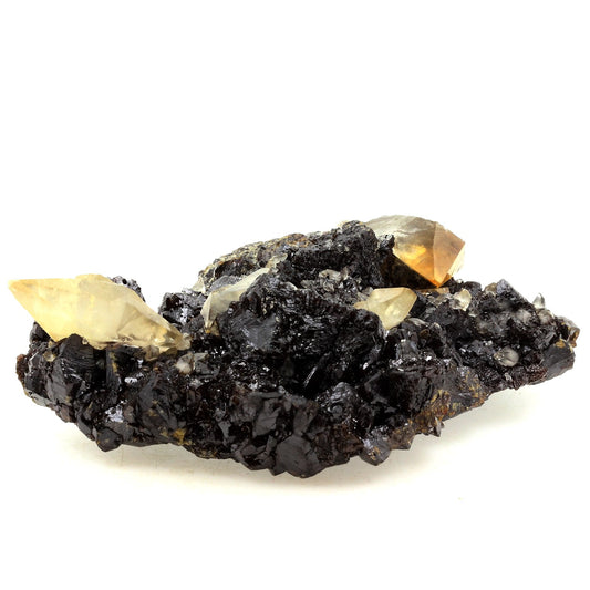 Calcite + Sphalerite. 2405.0 carats. Hunan Province, Chine