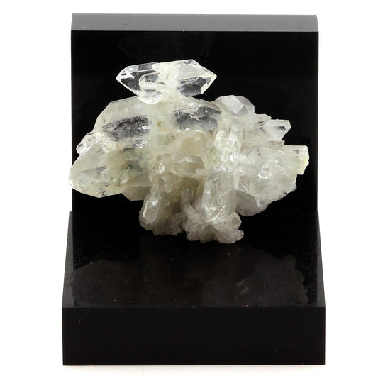 Quartz à Ame (faden quartz) + Albite (année 2013) en provenance de Orelle, Savoie, Auvergne-Rhône-Alpes, France