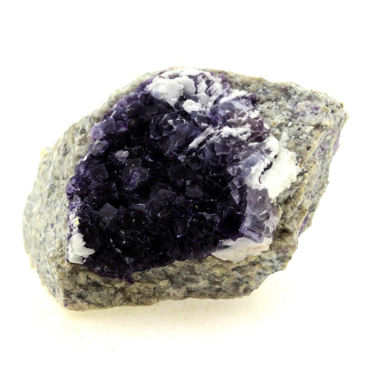 Fluorite + baryte. 639.4 carats. Saint-Péray, Ardèche, France