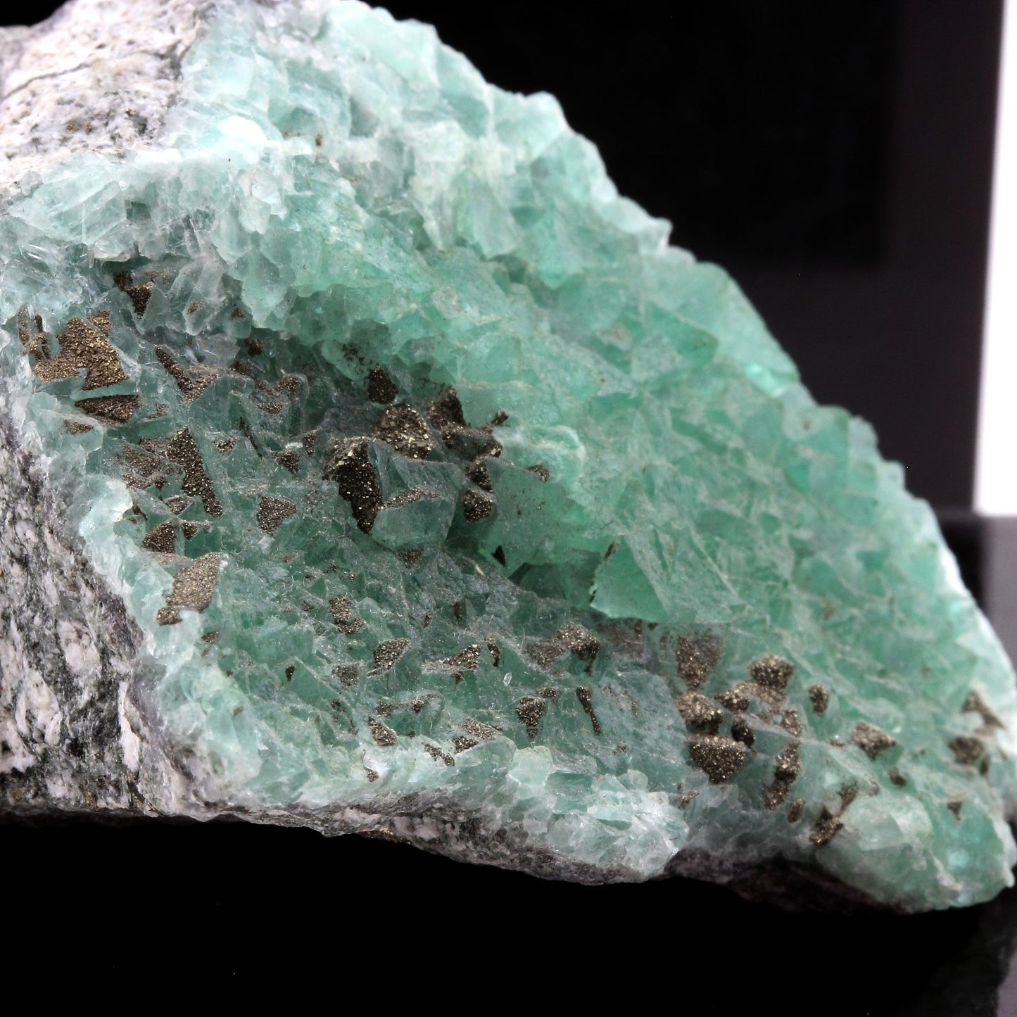 Fluorite + Pyrite. 911.1 carats. El Papiol, Barcelona, Espagne