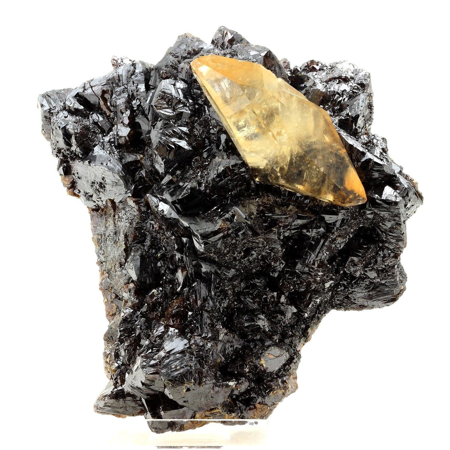 Calcite + Sphalerite. 2947.0 carats. Elmwood mine, Carthage, Tennessee, USA