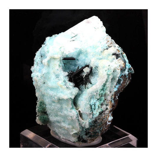 Atacamite, Gypse, Chrysocolle. 1308.0 carats. Lily Mine, Pisco Umay, Ica, Perou