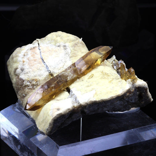 Baryte, Calcite en provenance de Elk Creek locality, Dalzell, Meade Co., South Dakota, USA