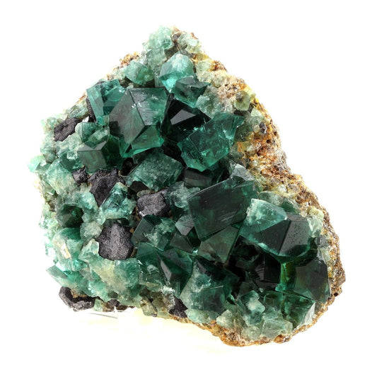 Fluorite + Galène. 1934.5 carats. Rogerley Mine, Frosterley, Co. Durham, Royaume-Uni