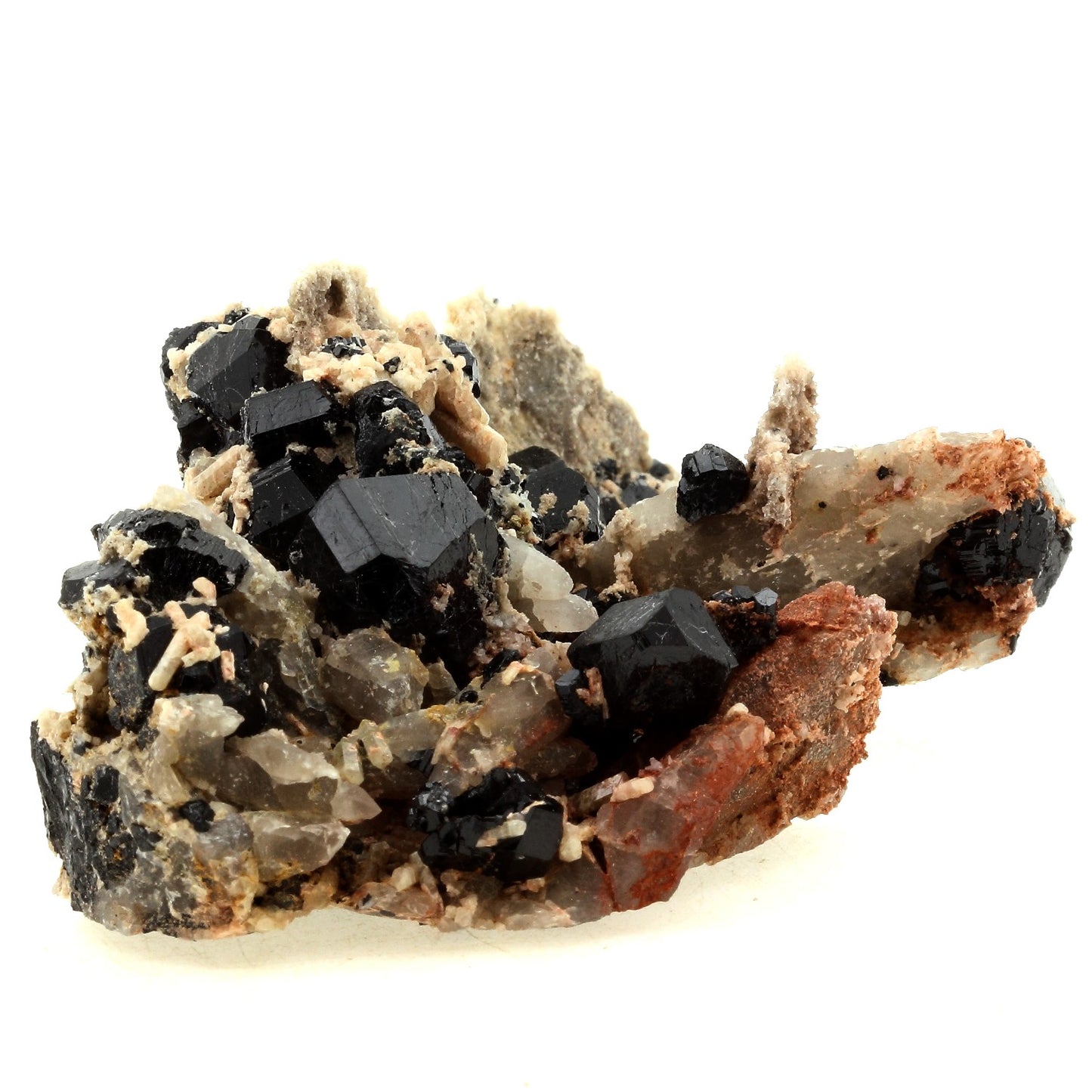 Dravite, Quartz, Fluorapatite. 585.0 carats. Pierrepont, St. Lawrence Co., New York, USA