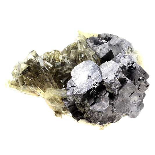 Baryte + Galène. 3984.0 carats. Oumjrane, Drâa-Tafilalet Region, Maroc