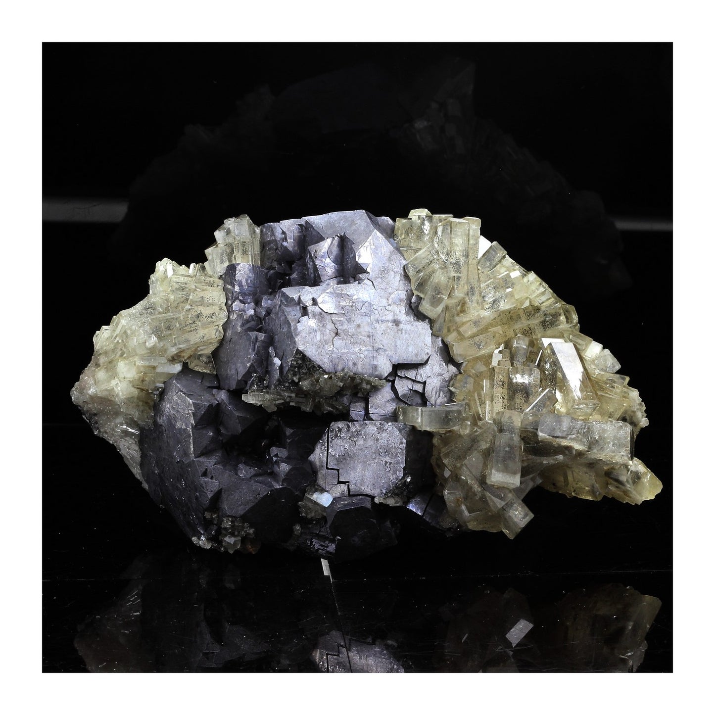 Baryte + Galène. 3179.5 carats. Oumjrane, Drâa-Tafilalet Region, Maroc