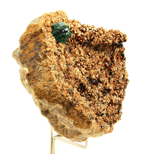 Ankerite + Chalcopyrite + Malachite. 819.9 carats. Viaduc de Millau, Aveyron, France