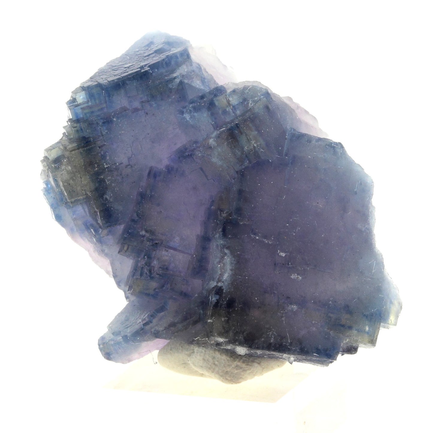 Fluorite Bleue. 163.4 carats. Fontsante Mine, Var, France