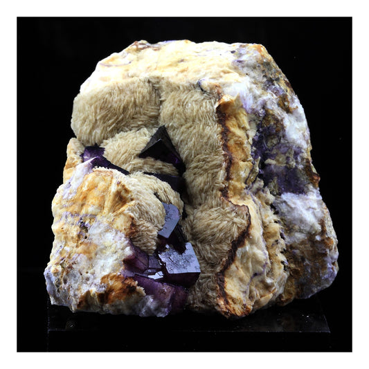 Fluorite + Baryte. 848.0 carats. Cerclier, Montluçon, Allier, France