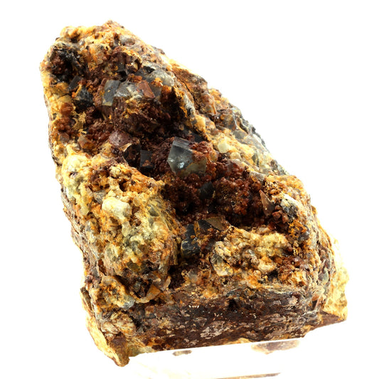 Fluorite + Quartz + Goethite. 5427.0 carats. La Boule, Le Kaymar, Aveyron, France