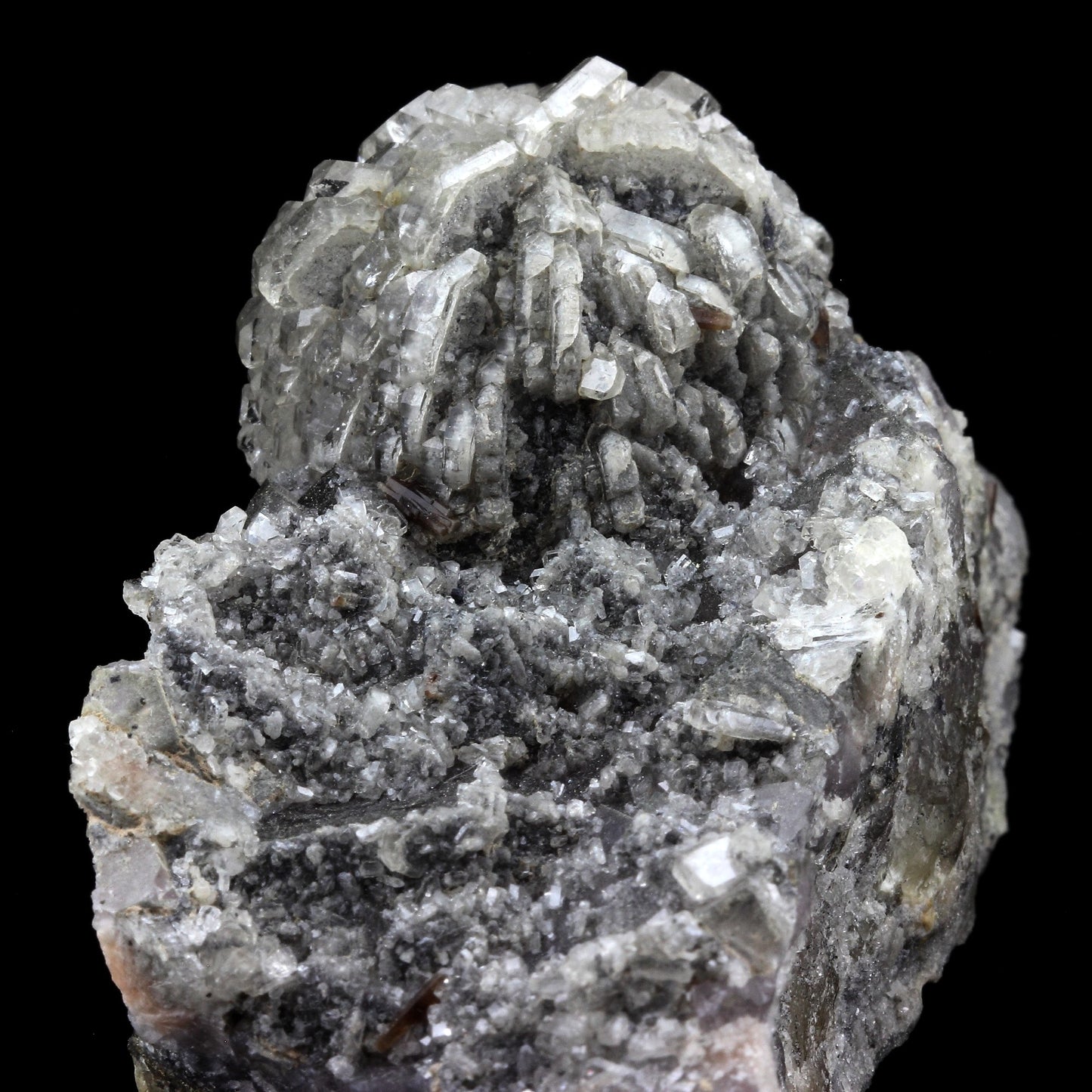 Fluorite, Baryte, Pyromorphite. 1515.5 carats. Le Rossignol, Chaillac, Indre, France