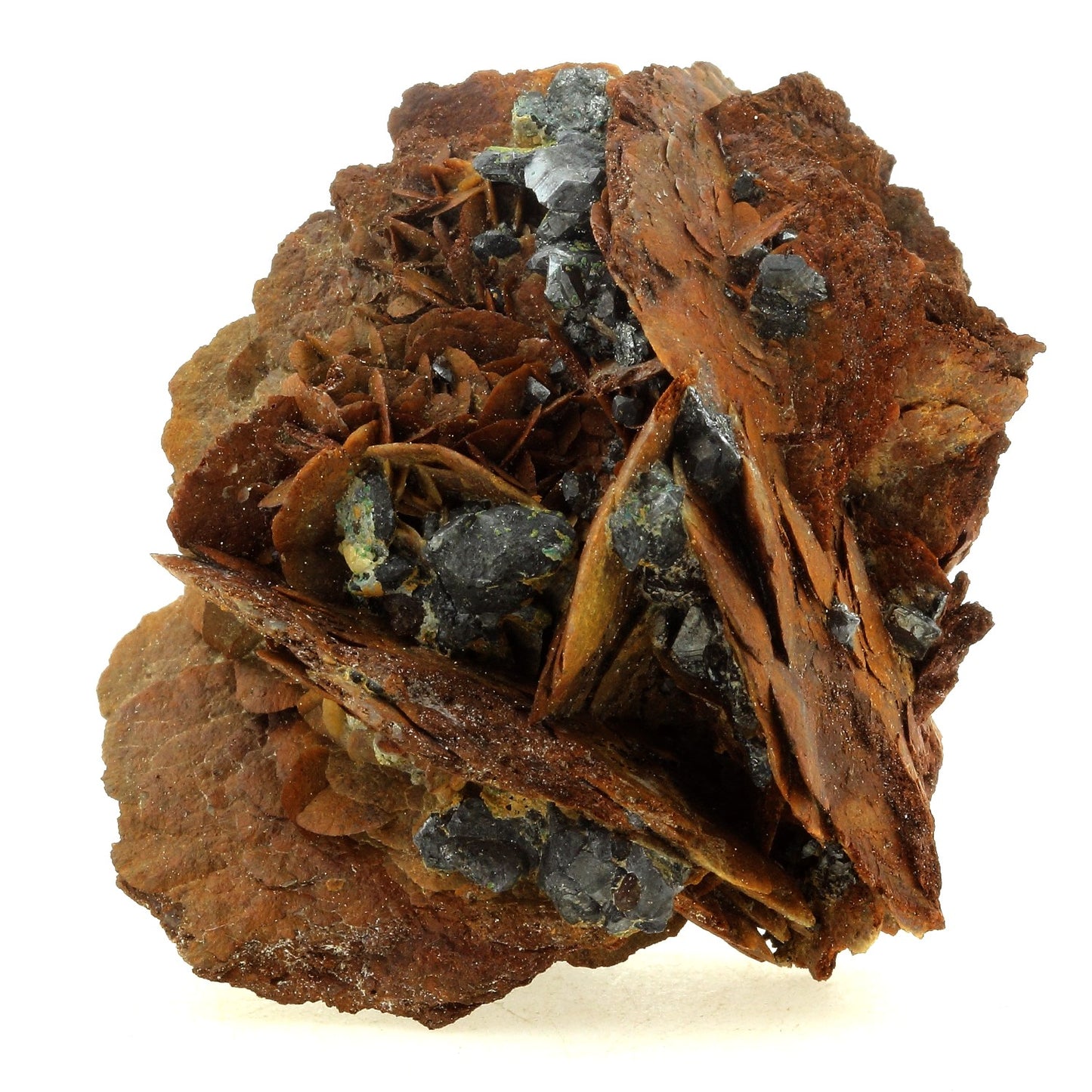 Siderite + Sphalerite (Blende). 264.5 carats. Mine de Pierre Rousse, Vizille, Isère, France