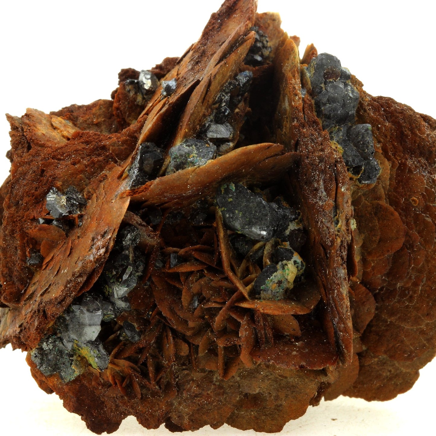 Siderite + Sphalerite (Blende). 264.5 carats. Mine de Pierre Rousse, Vizille, Isère, France