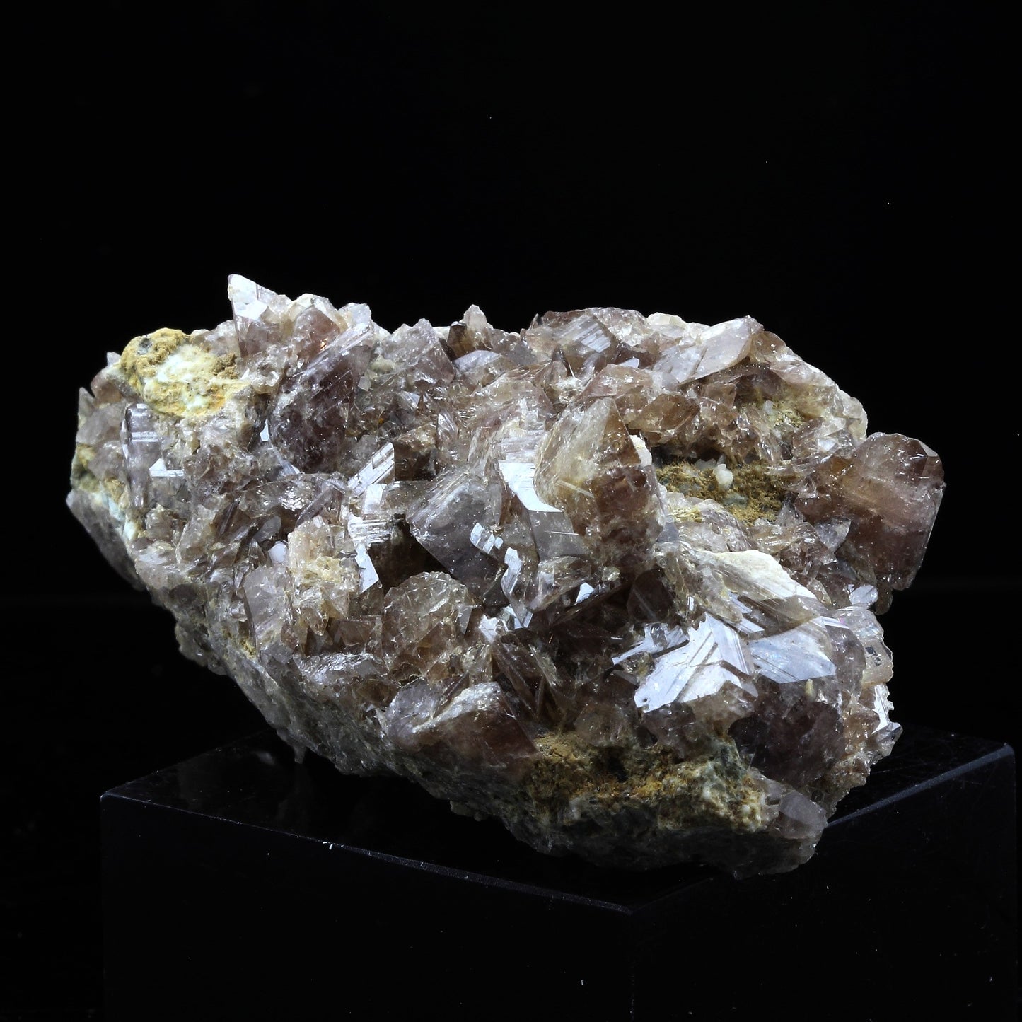 Axinite + Prehnite. 352.5 carats. Chamrousse, Belledonne, Isère, France