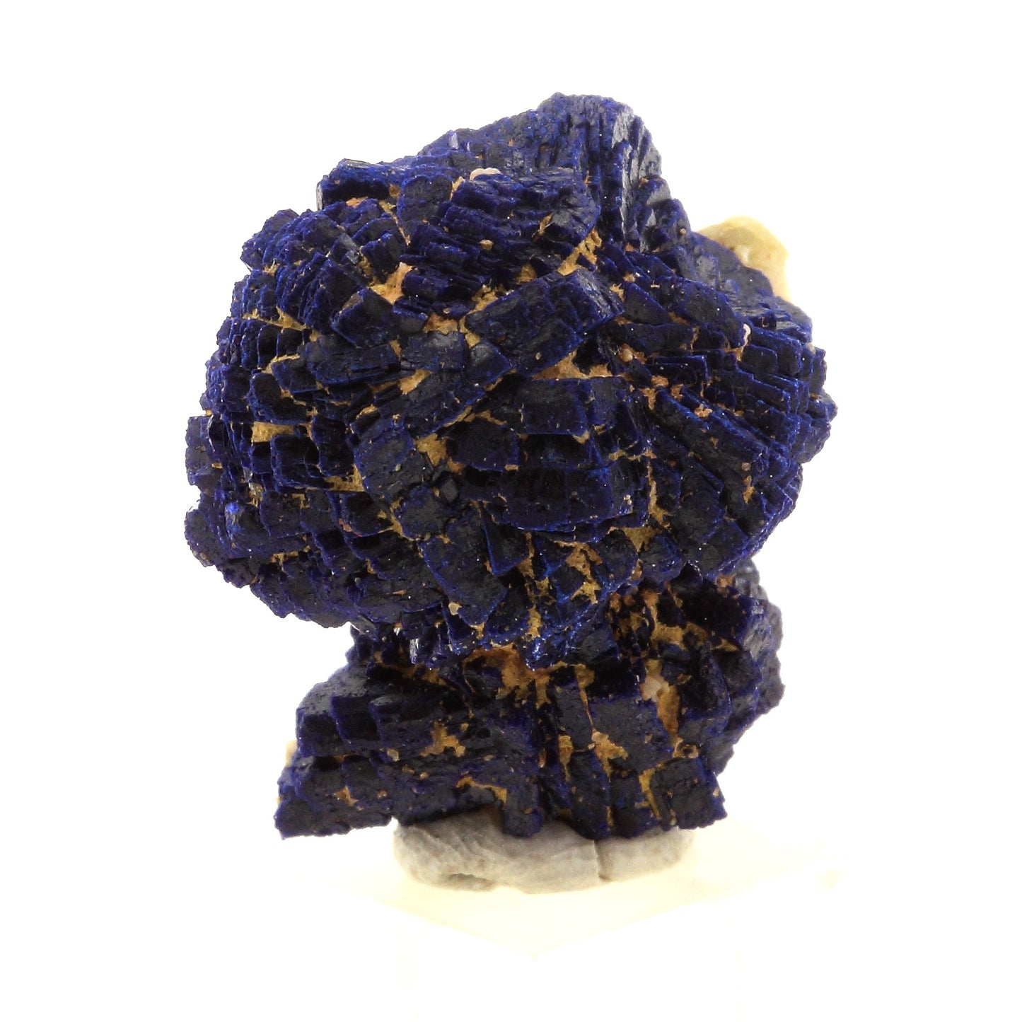 Chessylite (Azurite). 35.0 carats. Chessy-les-Mines, Rhône, France