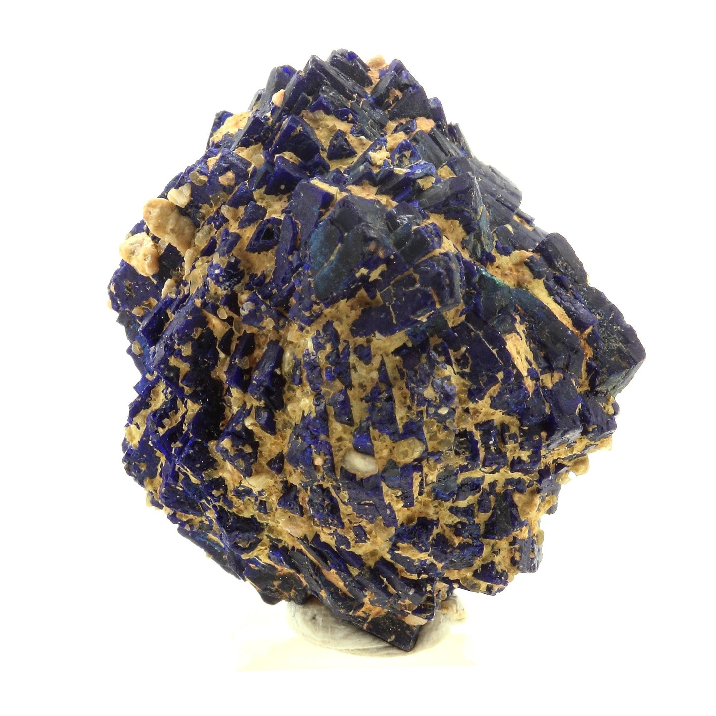 Chessylite (Azurite). 62.5 carats. Chessy-les-Mines, Rhône, France