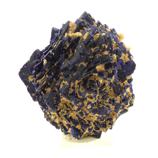 Chessylite (Azurite). 62.5 carats. Chessy-les-Mines, Rhône, France