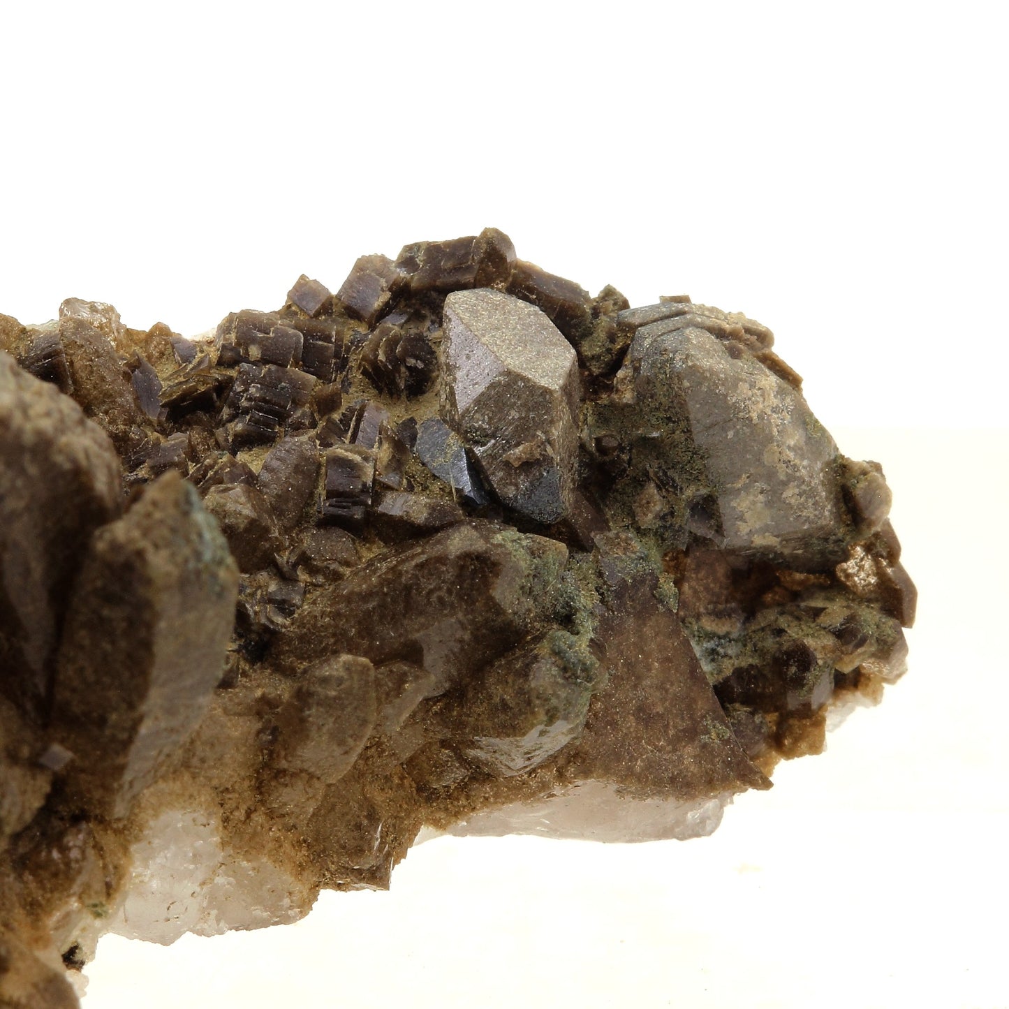 Sphene + Anatase + Quartz. 96.0 carats. Col de La Madeleine, Savoie, France