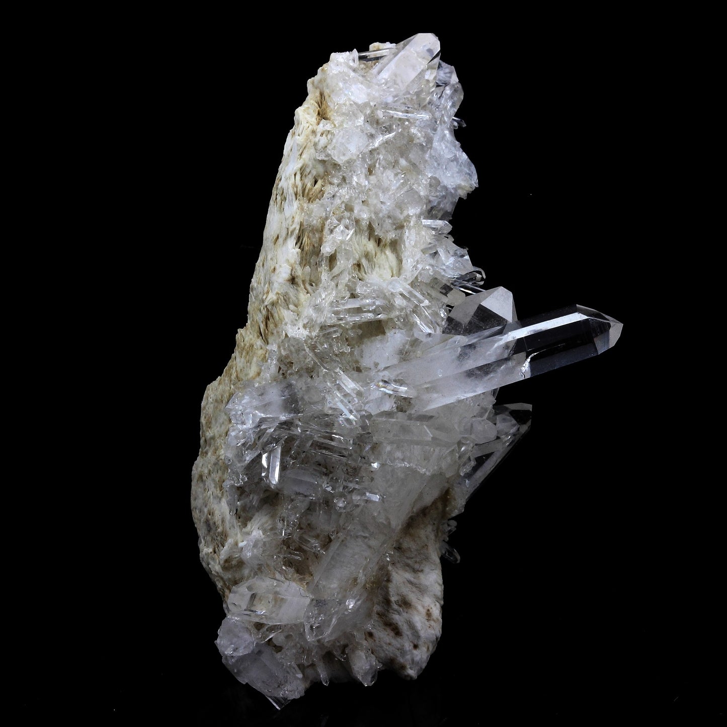Quartz + Baryte. 244.0 carats. Le Ribot, L'Alpe d'Huez, Isère, France