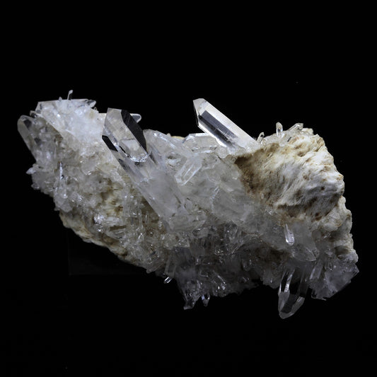 Quartz + Baryte. 244.0 carats. Le Ribot, L'Alpe d'Huez, Isère, France