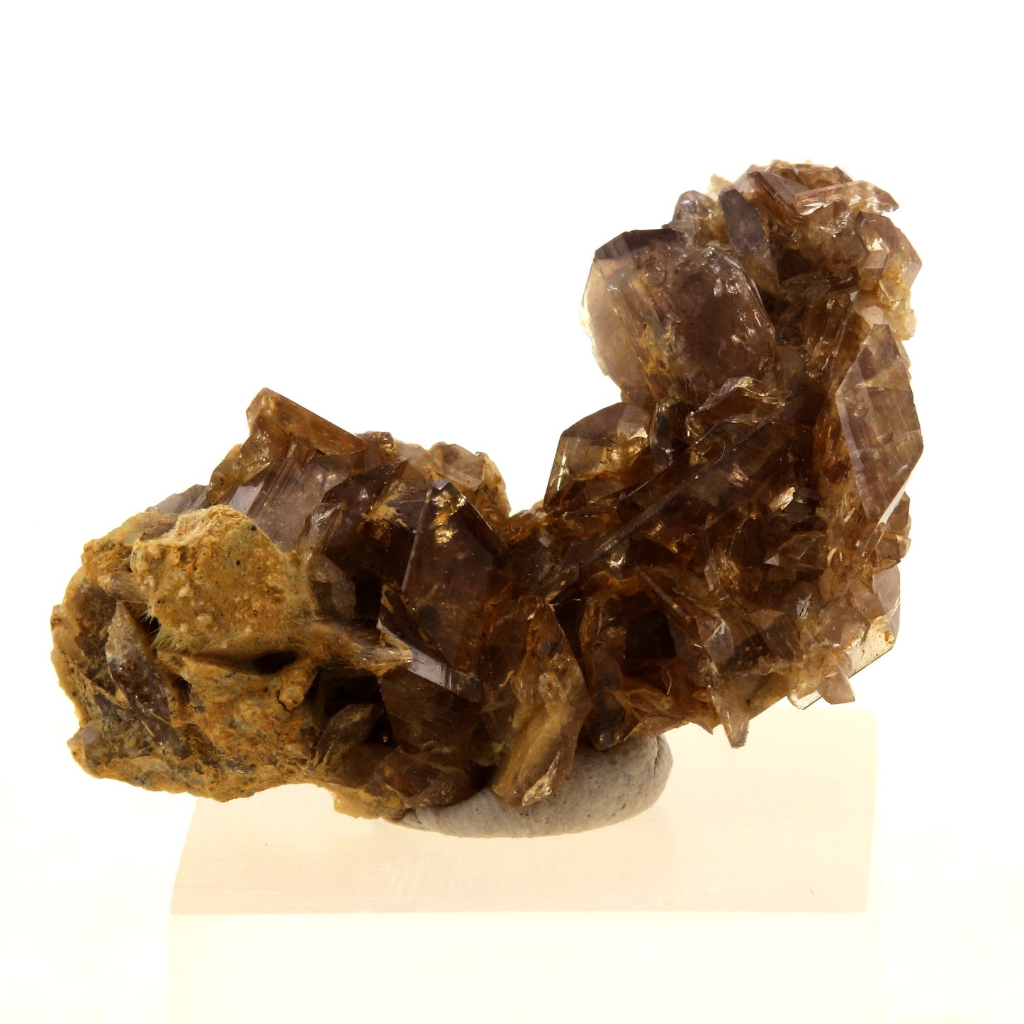 Axinite. 19.5 carats. La Balme d'Auris, Bourg d'Oisans, Isère, France