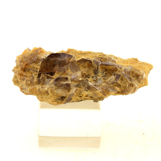 Axinite. 17.5 carats. La Balme d'Auris, Bourg d'Oisans, Isère, France