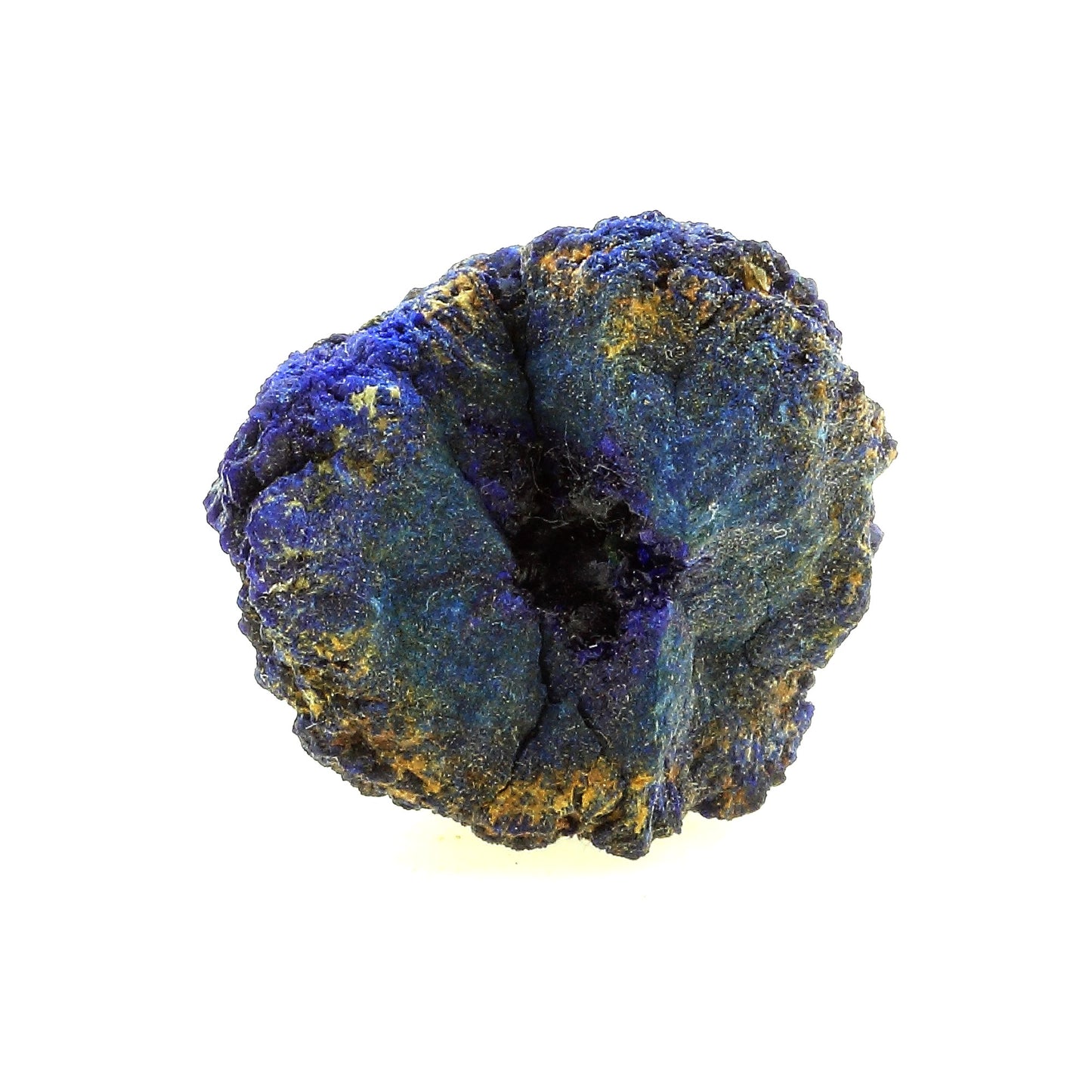 Chessylite (Azurite). 25.5 carats. Chessy-les-Mines, Rhône, France