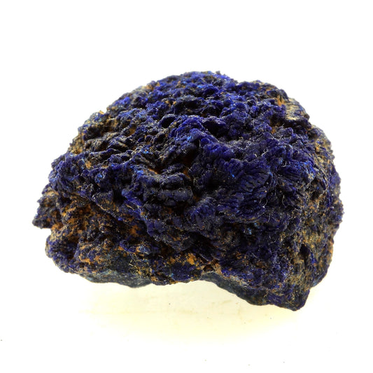 Chessylite (Azurite). 25.5 carats. Chessy-les-Mines, Rhône, France