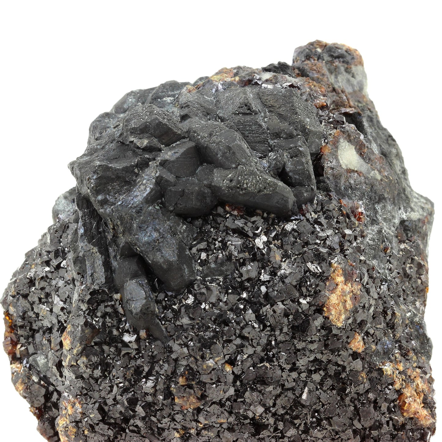Bournonite + Sphalerite. 3732.0 carats. Les Malines, Saint-Laurent-le-Minier, Gard, France