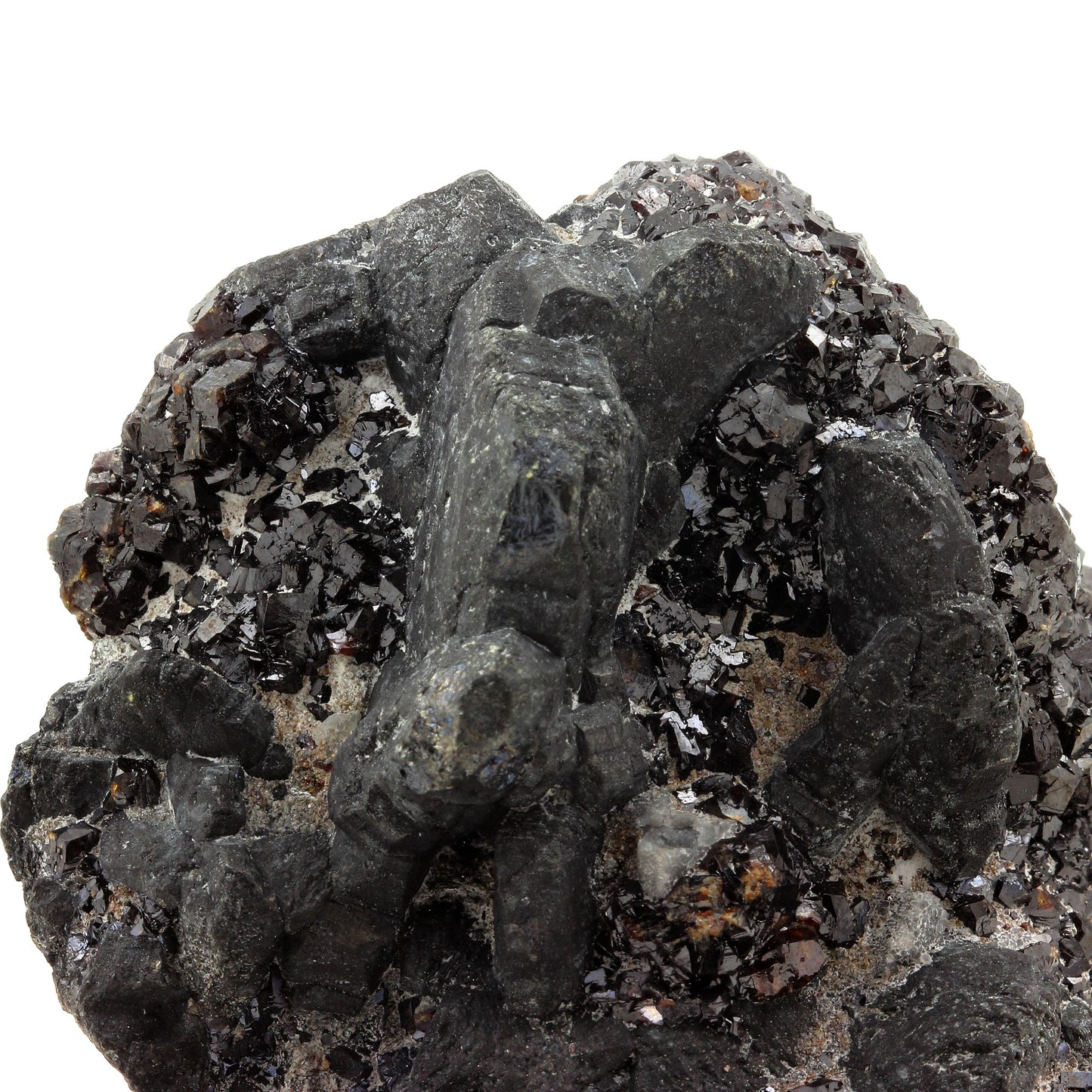 Bournonite + Sphalerite. 1791.0 carats. Les Malines, Saint-Laurent-le-Minier, Gard, France