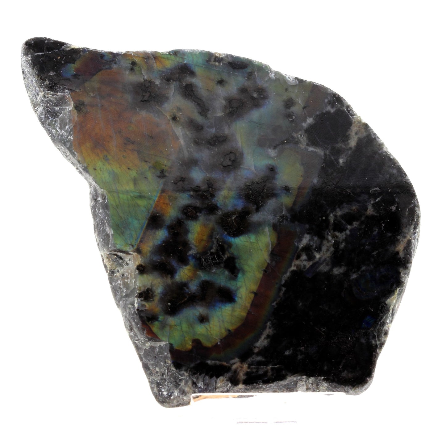 Spectrolite. 1191.0 carats. Ylämaa spectrolite quarries, South Karelia, Finlande