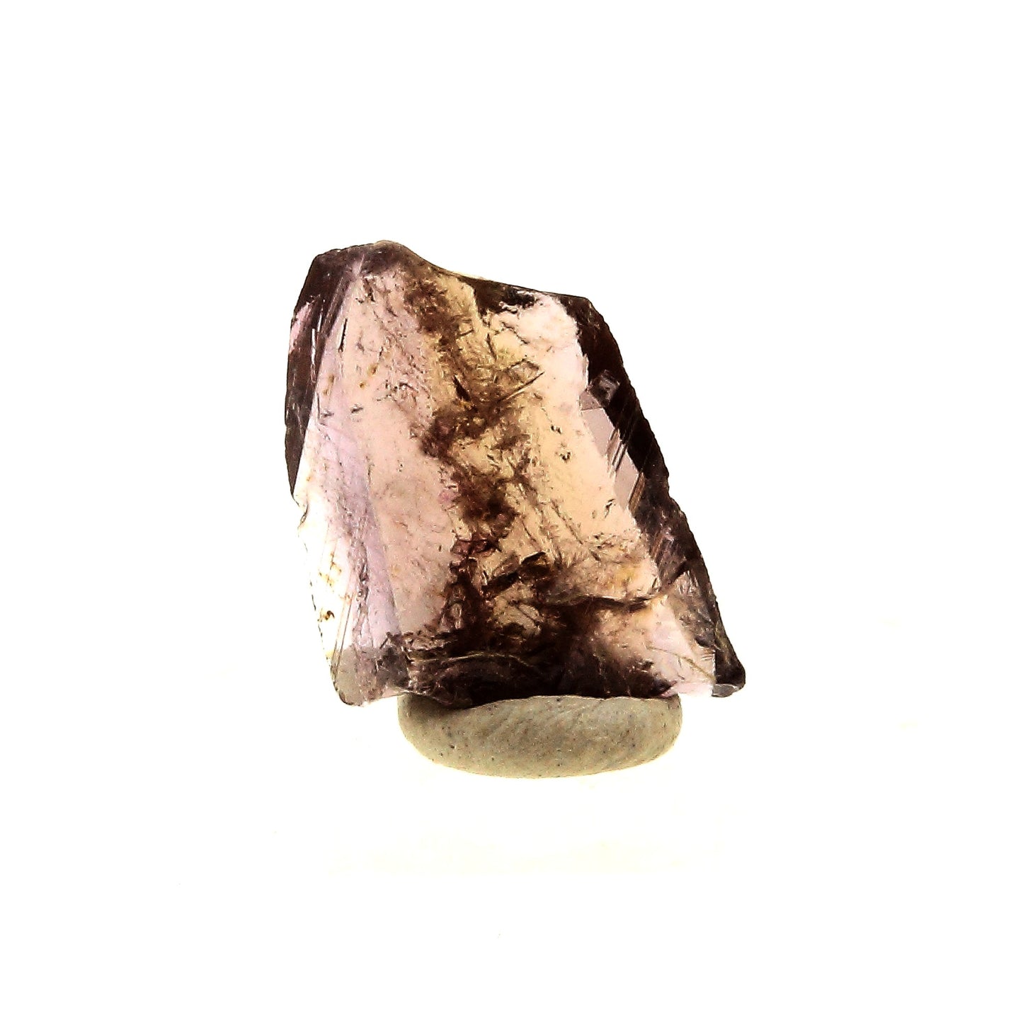 Axinite. 1.89 carats. Chamrousse, Belledonne, Isère, France