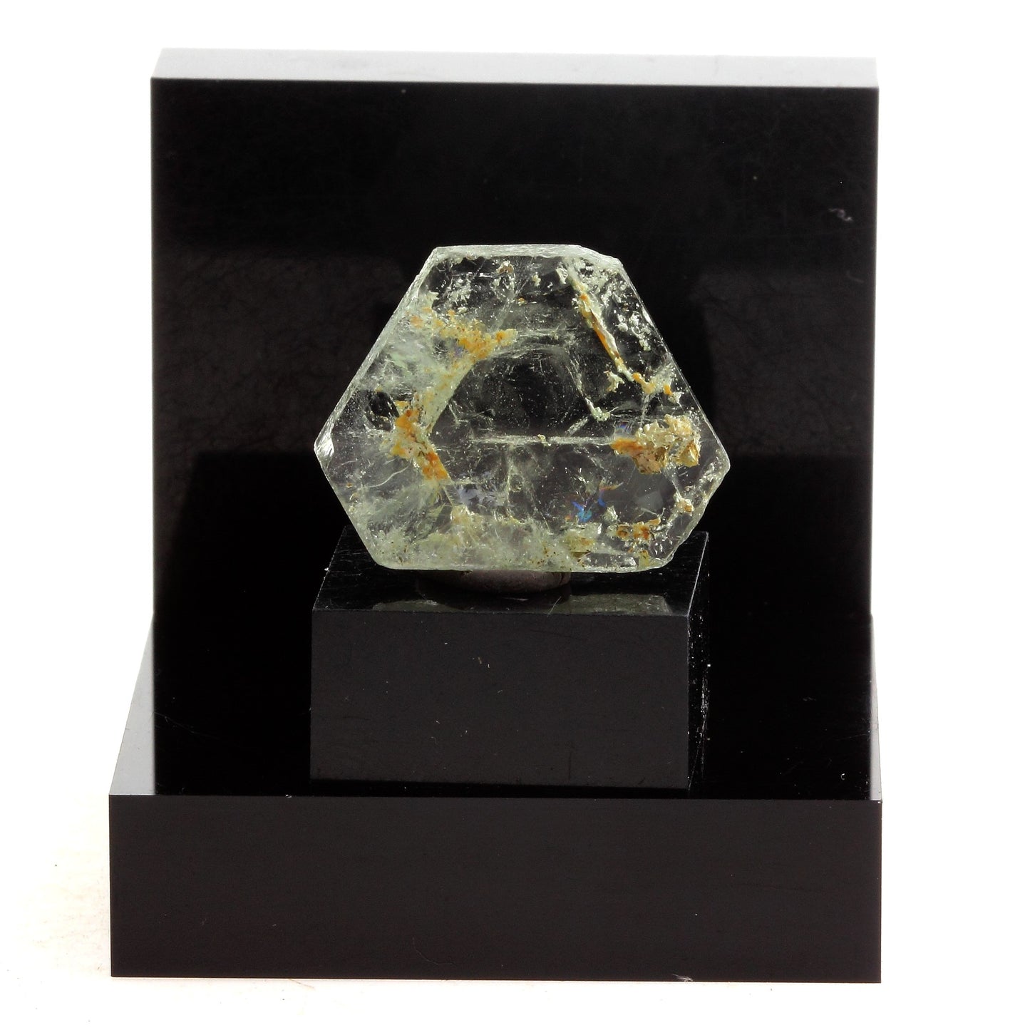 Béryl vert (tranche polie). 11.83 carats. Tsaramasoandro, Analamanga, Madagascar