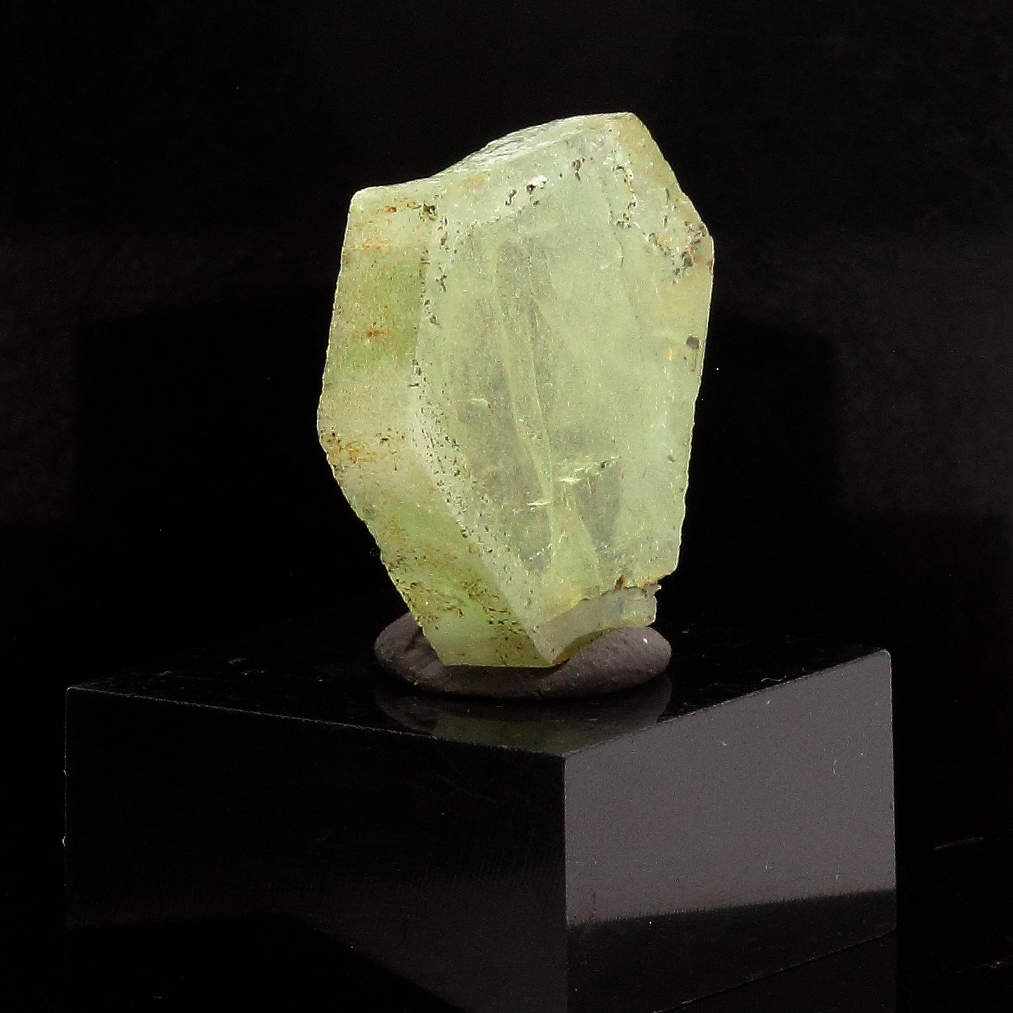 Béryl vert (tranche polie). 11.63 carats. Fitampito, Ikalamavony, Madagascar