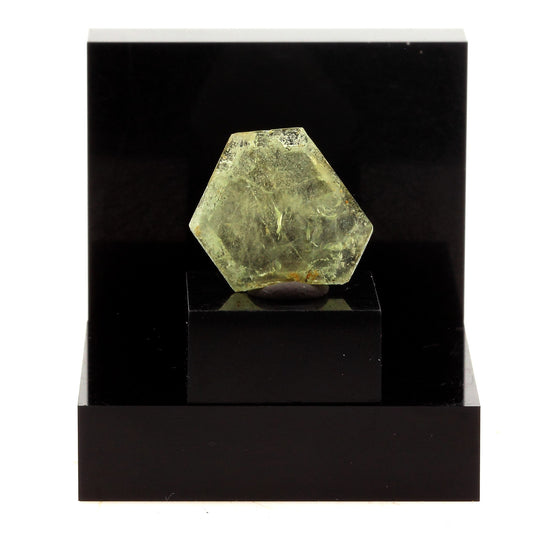 Béryl vert (tranche polie). 10.15 carats. Fitampito, Ikalamavony, Madagascar