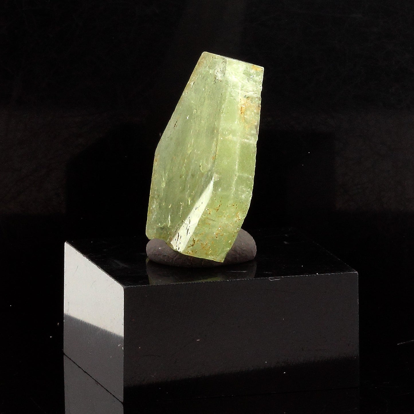 Béryl vert (tranche polie). 10.15 carats. Fitampito, Ikalamavony, Madagascar
