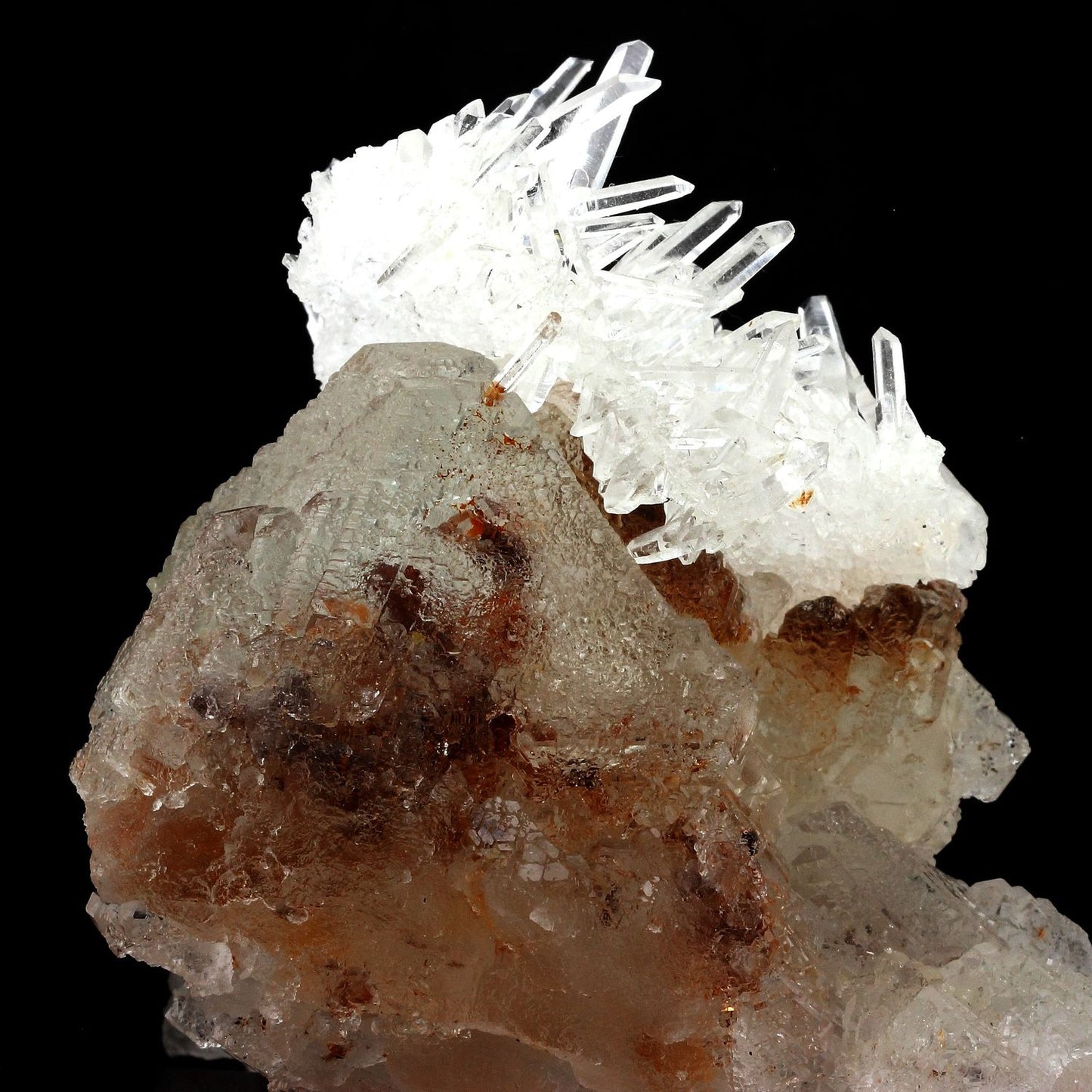 Fluorite + Quartz. 3253.0 carats. Mundo Nuevo Mine, Huamachuco, Pérou