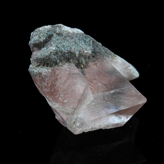 Fluorite rose. 10.09 carats. Massif du Mont-Blanc, France