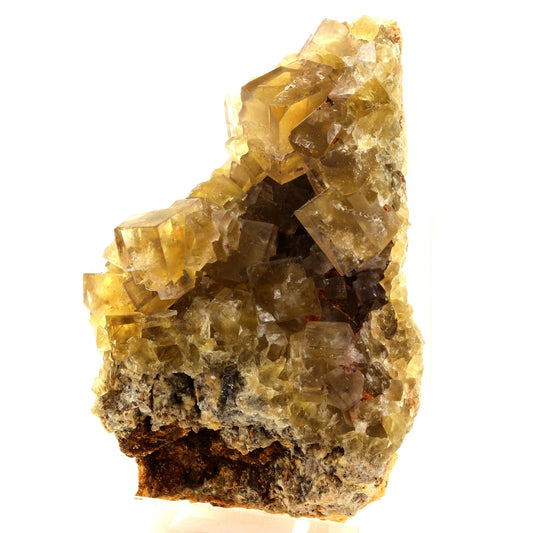 Fluorite. 636.5 carats. Valzergues, Aveyron, Occitanie, France