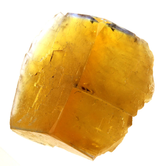 Fluorite. 129.0 carats. Valzergues, Aveyron, Occitanie, France