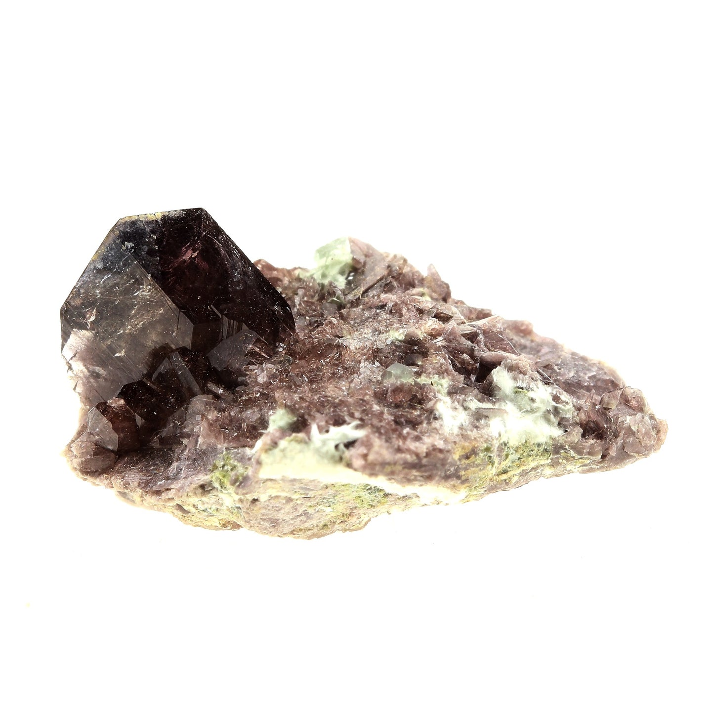 Axinite- (Fe). 78.5 carats. New Melones Dam, Californie, Etats-Unis